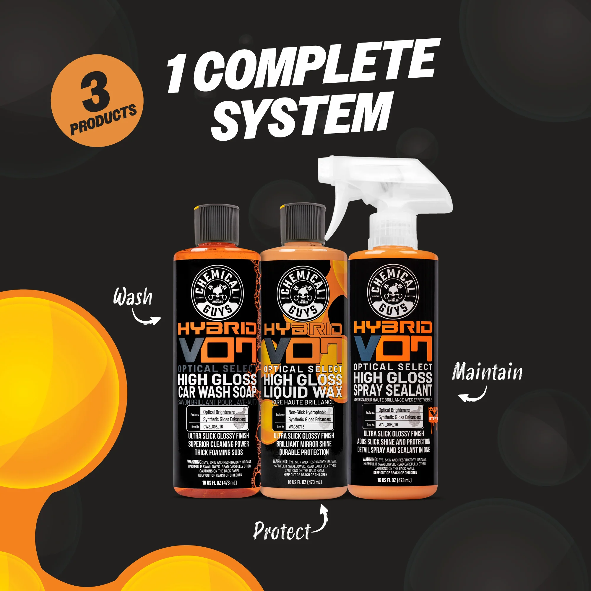 Hybrid V07 Optical Select Wash, Wax & Sealant Bundle - Image 2
